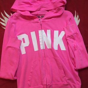 VSPINK Pink Zip-Up Hoodie
